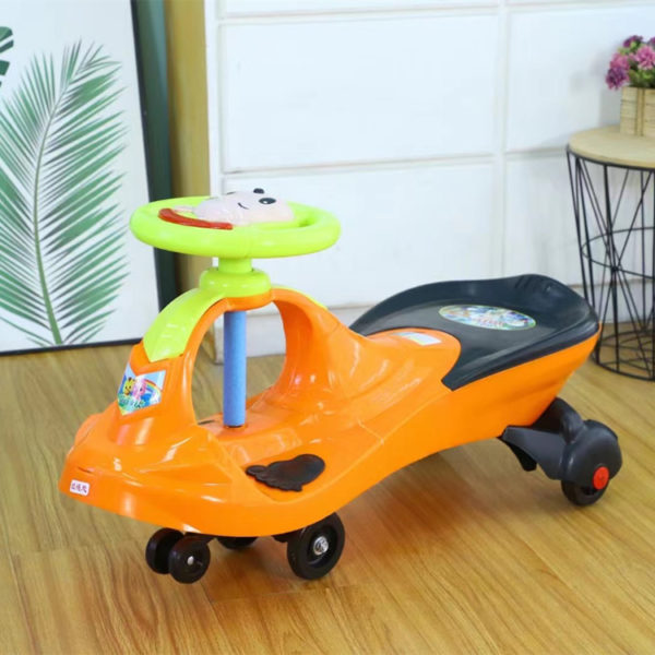 Kids wiggle car, baby swing magic car, Toddler twist car for sale Orange
