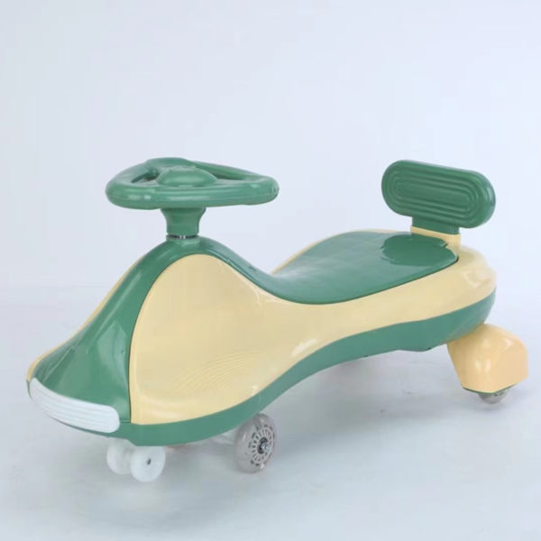 Baby swing car kids twister ride on car/Toddler twist car for sale green
